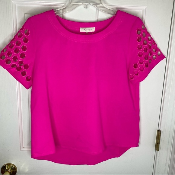 NWT Sugar Lips Blouse Top with Cutouts S - Picture 3 of 11